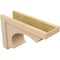 Ekena Millwork 9"W x 27"D x 18"H Classic Emerson Rough Cedar Woodgrain TimberThane Corbel, Primed Tan CORUR09X27X18EMRRCPR - alternate 6